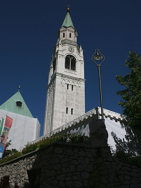 Kirche im Zentrum von Cortina foto