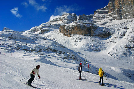 Skifahren,Ski und Snowboarding in Cortina