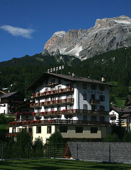 Corona Hotel from Cortina d'Ampezzo photo