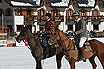 2 Giocatori Di Polo D'inverno A Cortina
